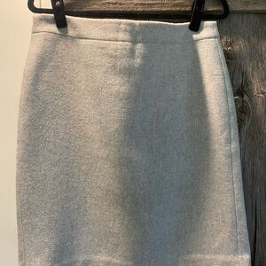 J. Crew Factory Light Gray Pencil Skirt